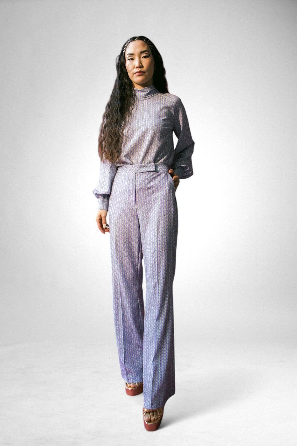 Anouck Broek Lila