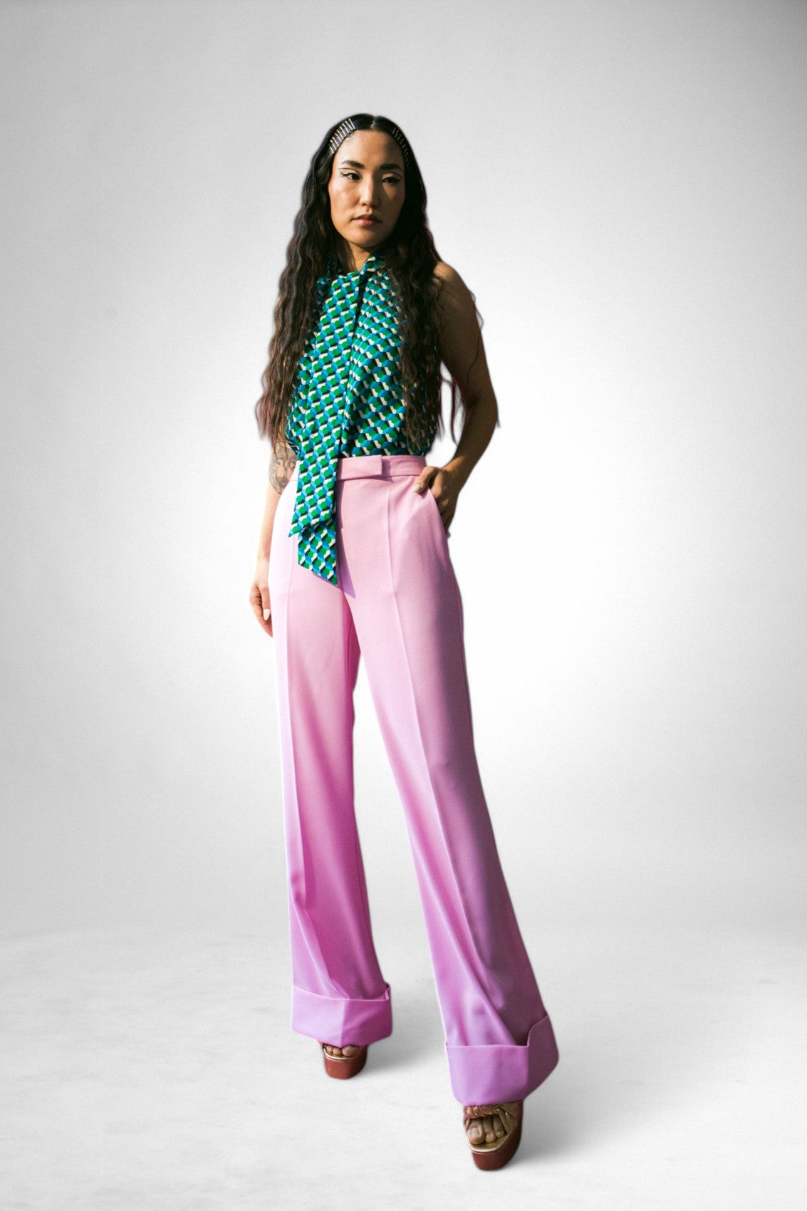 Améline Broek Roze